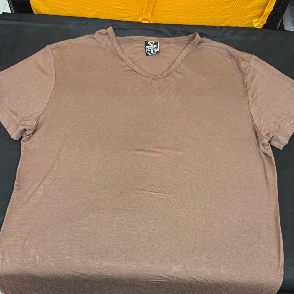 Brown V-Neck Women’s plus size Shirt size xxl like new